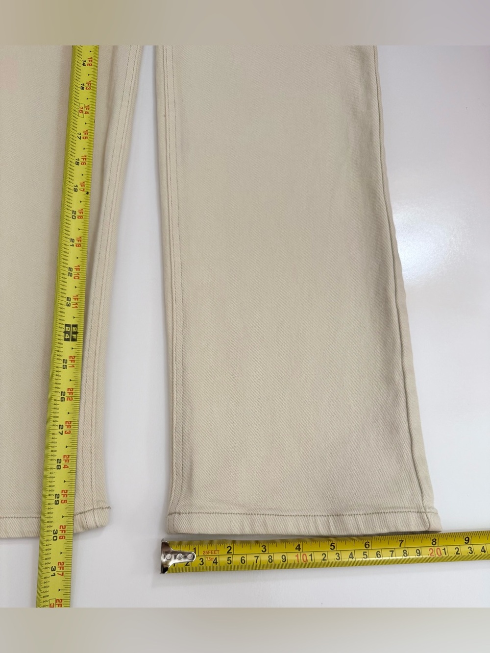 NWOT$128 ARITZIA WLFRED FREE Modern Utility Pants Women 4 29x30” Straight Beige - Picture 15 of 15